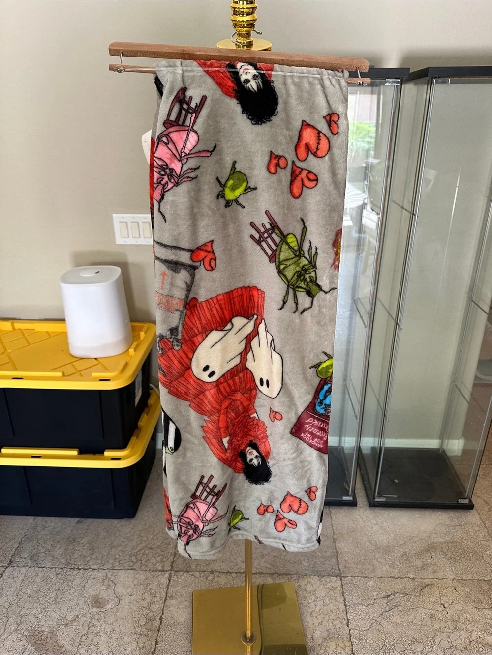 Beetlejuice Fuzzy Throw Blanket